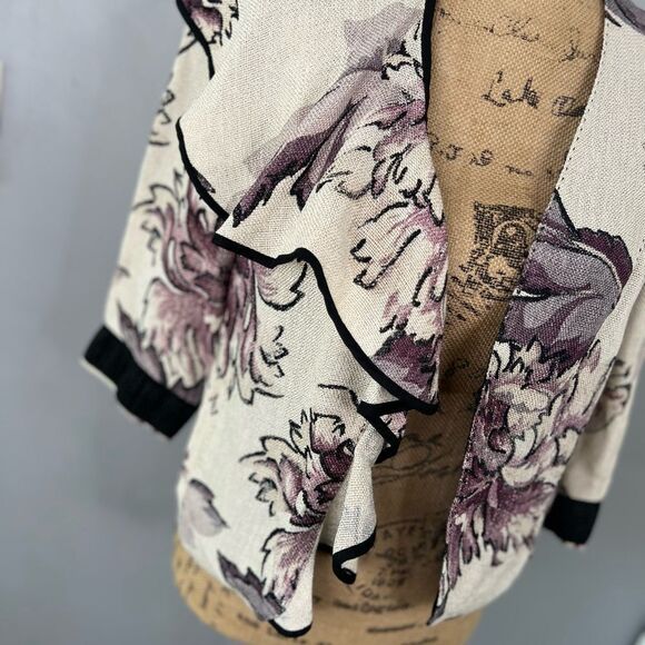 Sz 44/ XL Antonio Marras 100% Viscose Ruffle Blazer $1,675.22 MSRP - Picture 7 of 13
